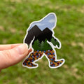 Nature Themed Bigfoot Sticker