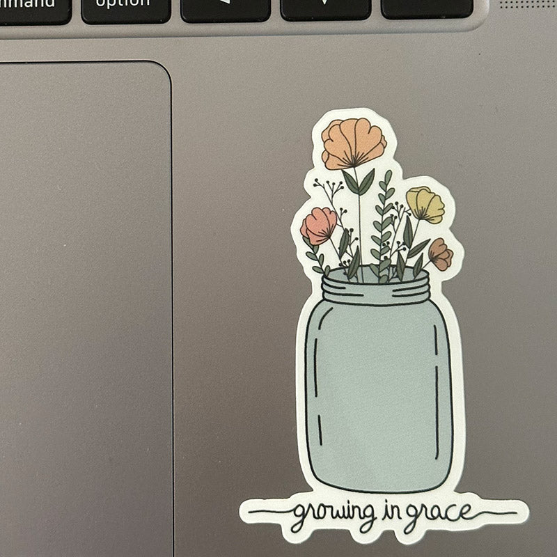 Growing in Grace Sticker