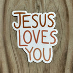 Jesus Loves You Sticker