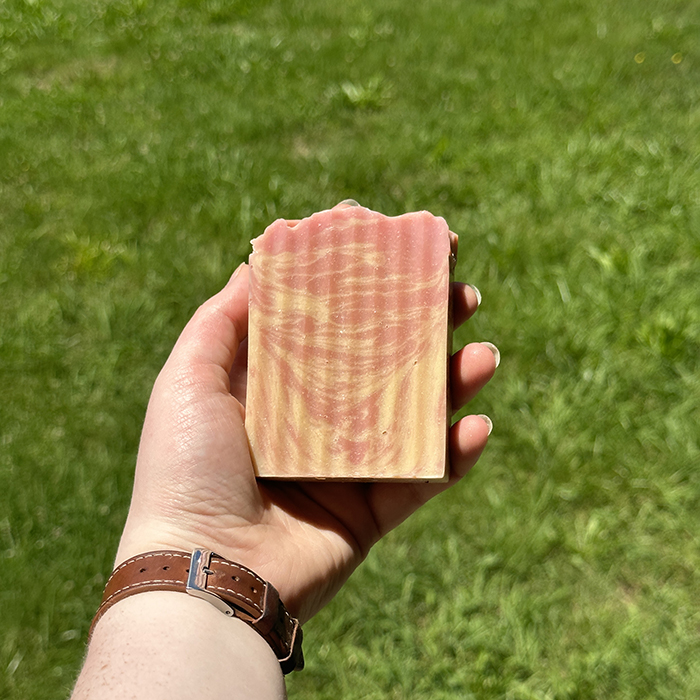 Goat Milk Handcrafted Soap - Pink Glow