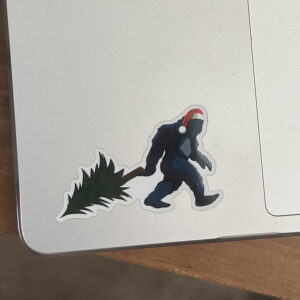 Sticker - Bigfoot (Christmas Theme)