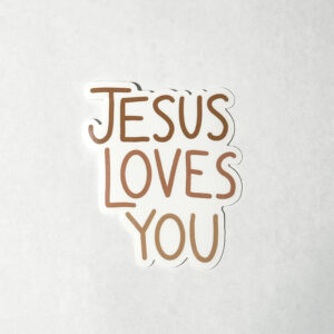 Sticker - Jesus Loves You