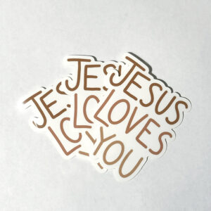 Sticker - Jesus Loves You